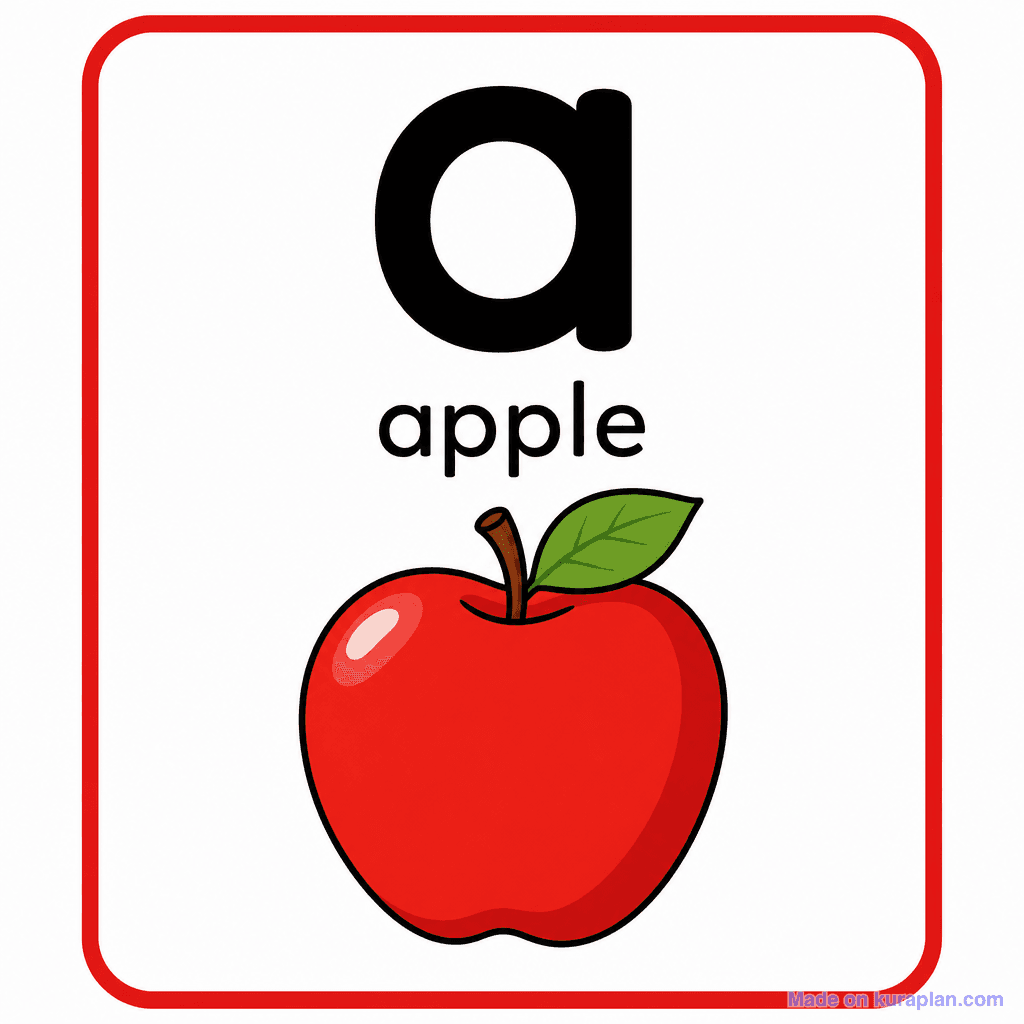 Phonics Sound "a" — apple