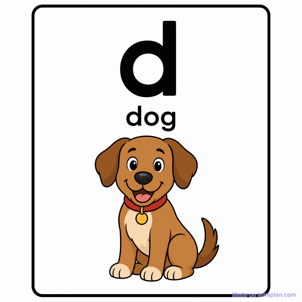 Phonics Sound "d" — dog