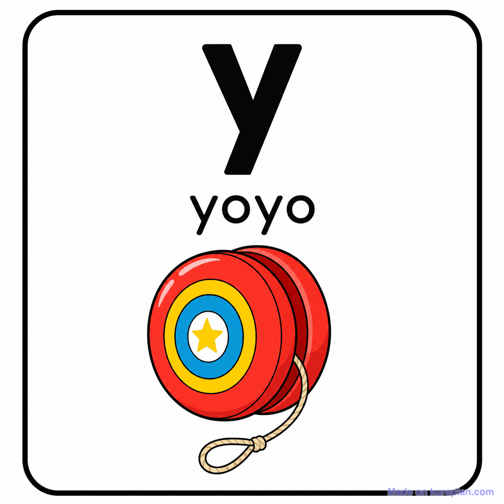 Phonics Sound "y" — yoyo