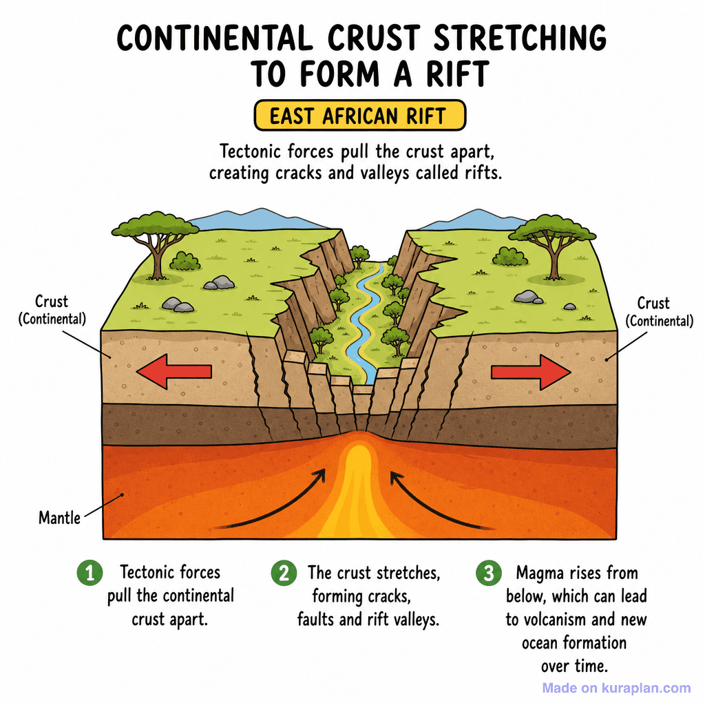 Plate Divergent Rift Valley