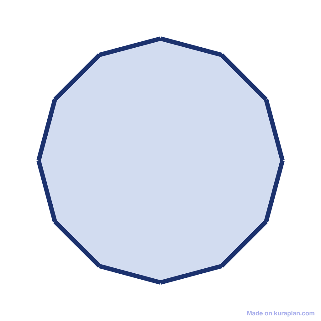 Regular Dodecagon (12 sides)