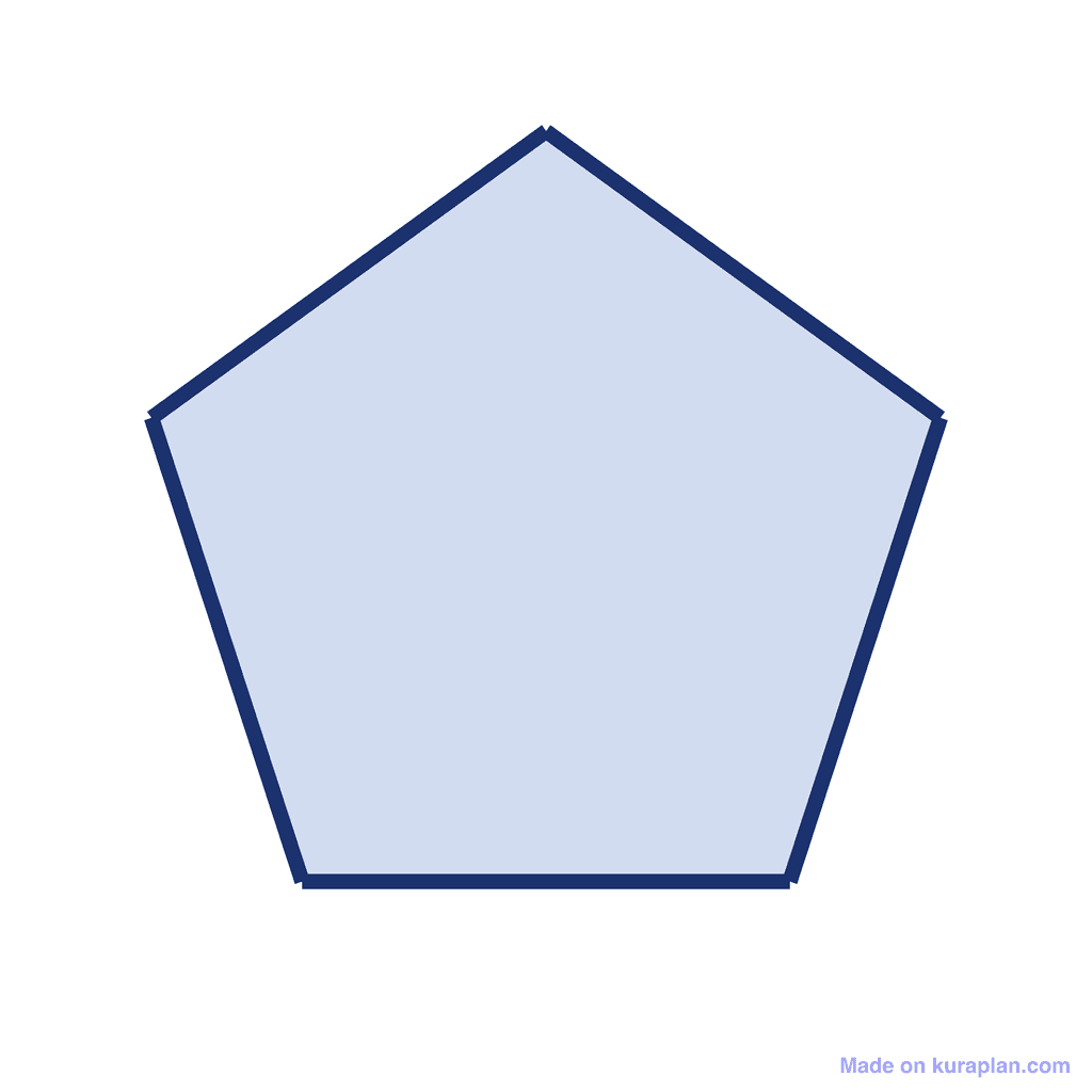 Regular Pentagon (5 sides)