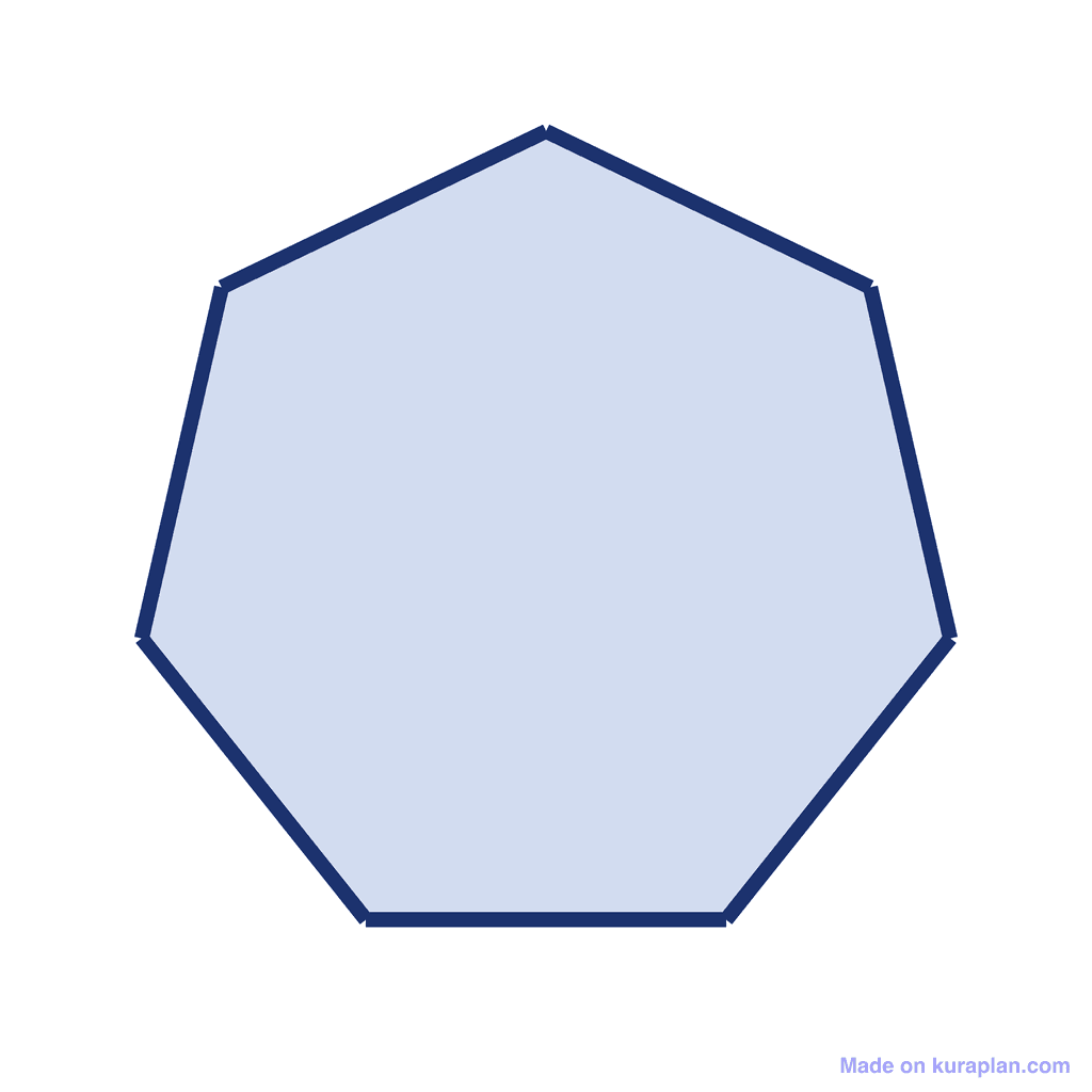 Regular Heptagon (7 sides)