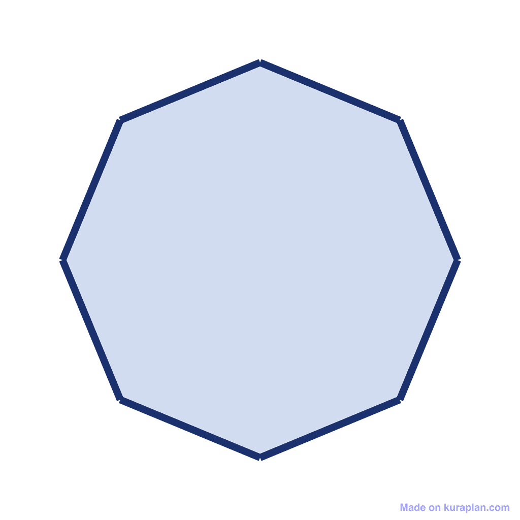 Regular Octagon (8 sides)