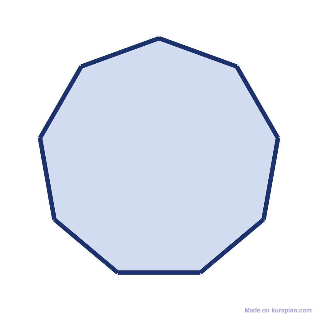 Regular Nonagon (9 sides)