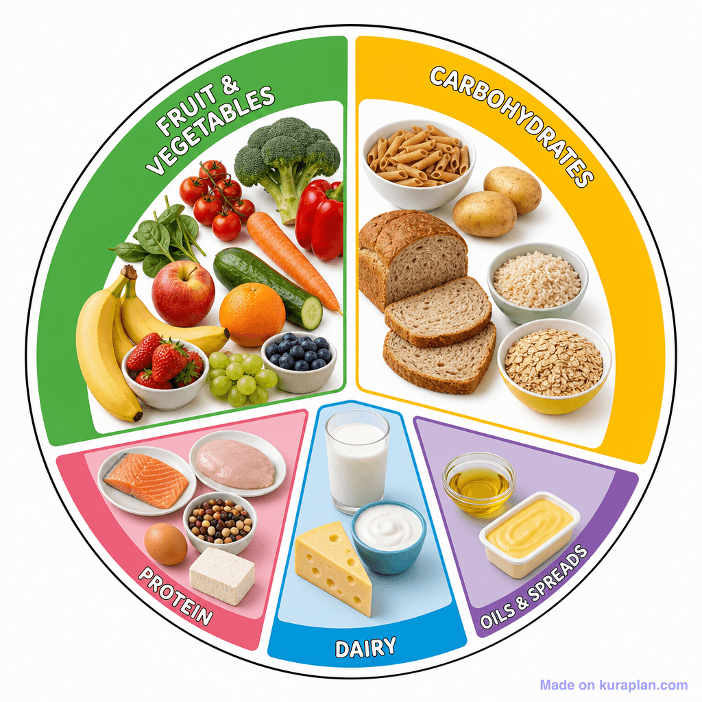 Healthy Living illustration sample