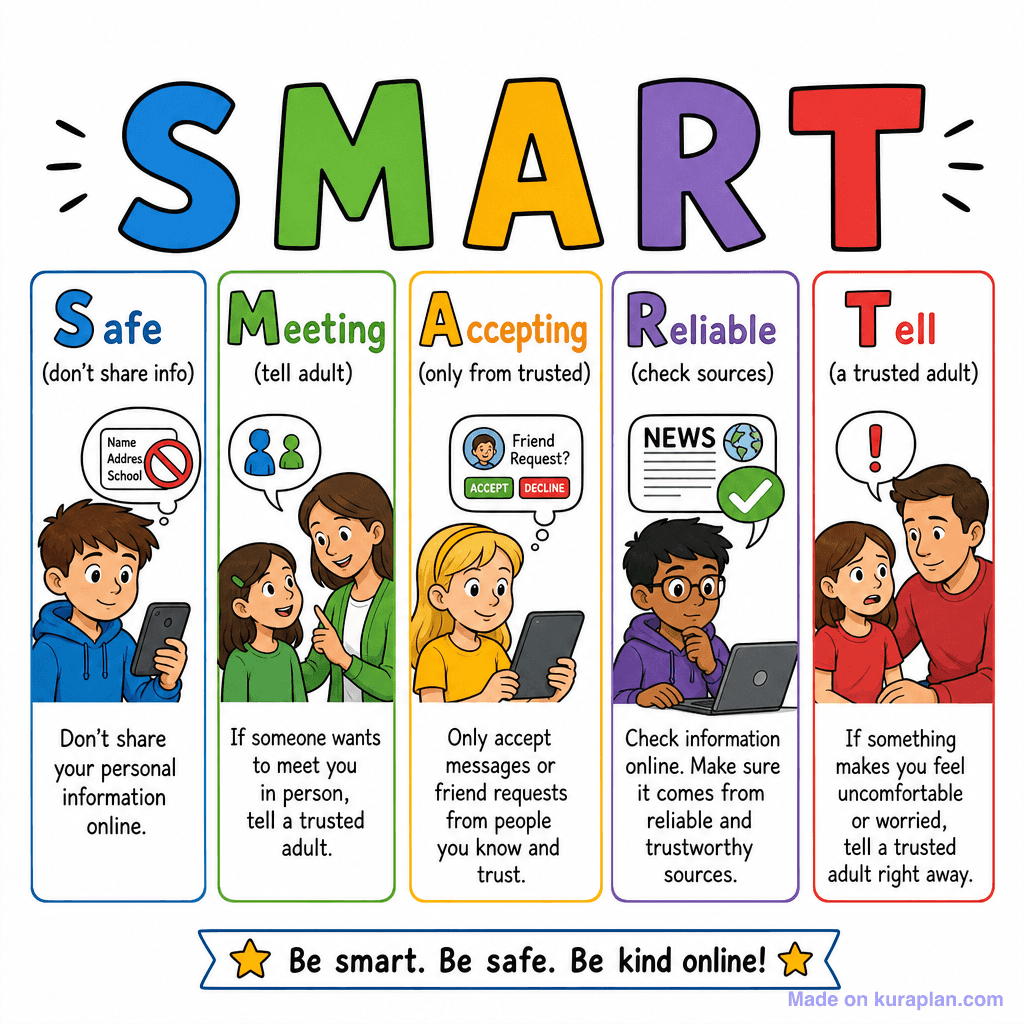 Pshe Online Safety Smart Rules