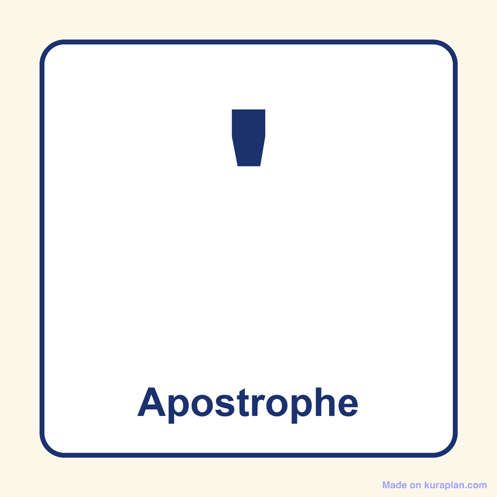 Punctuation — Apostrophe