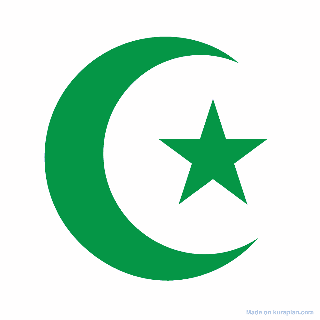 Religion Symbol Islamic Crescent Star