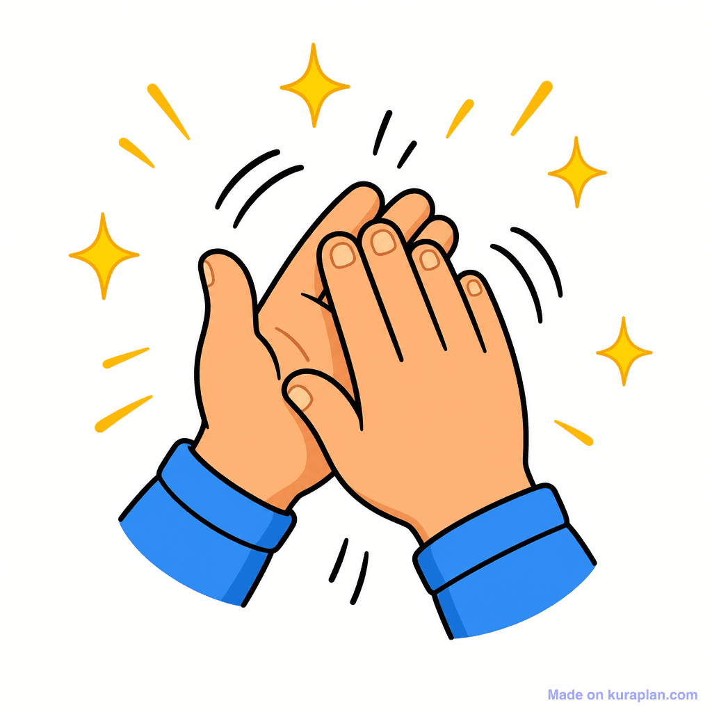 Clap Hands Sticker