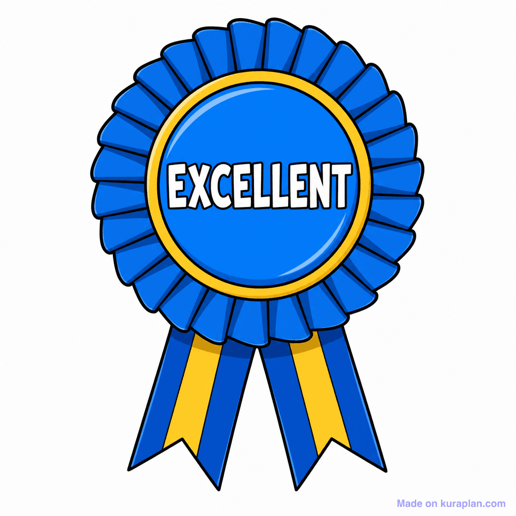 Excellent Ribbon Sticker