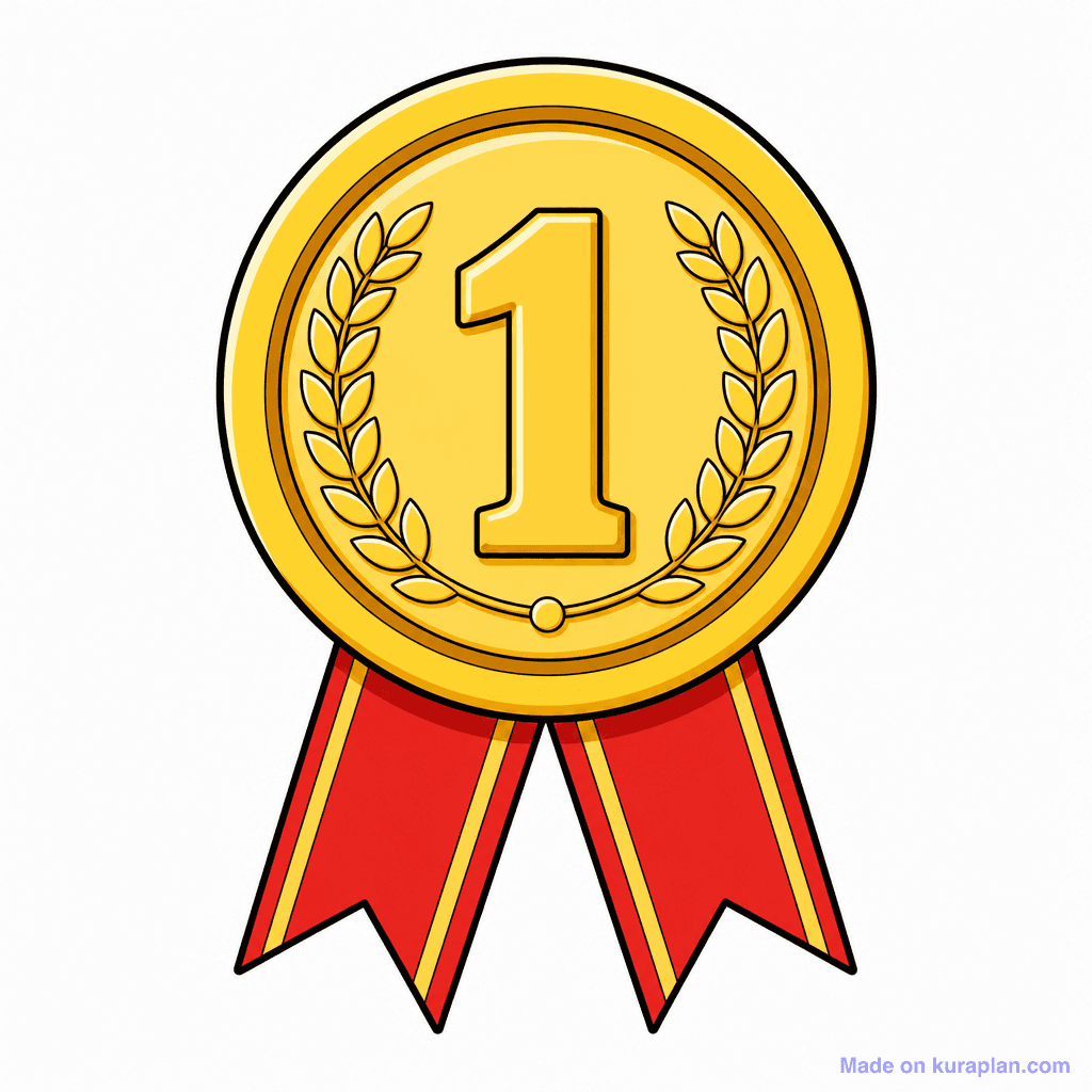 Reward Medal First Place