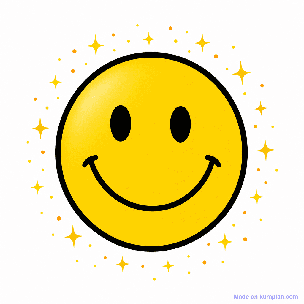 Smiley Face Sticker