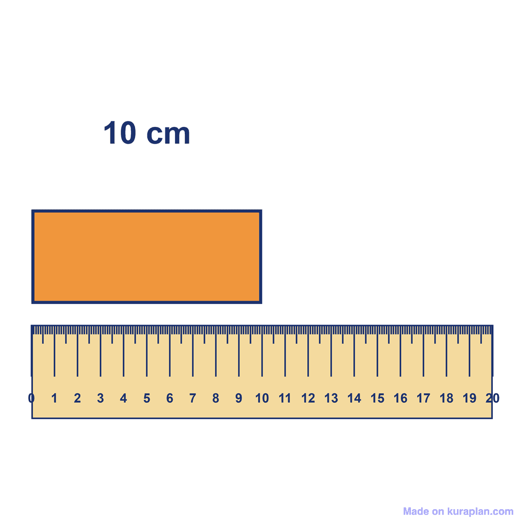 Ruler — Object Measuring 10 cm