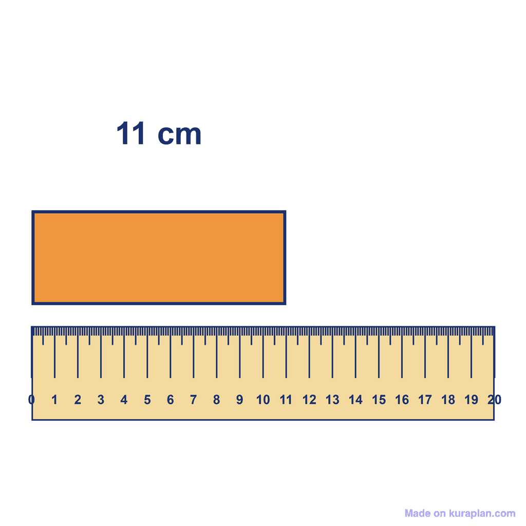 Ruler — Object Measuring 11 cm