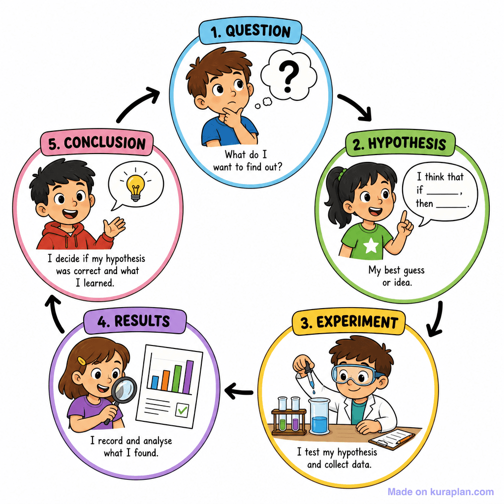 Scientific Method 5 Step Cycle