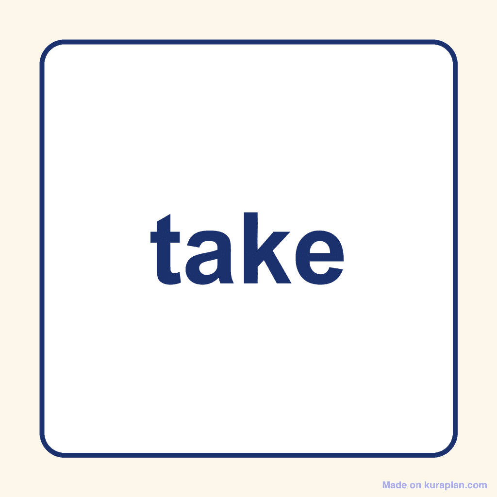 Sight Word — take