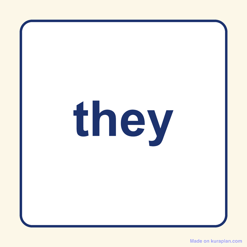 Sight Word — they