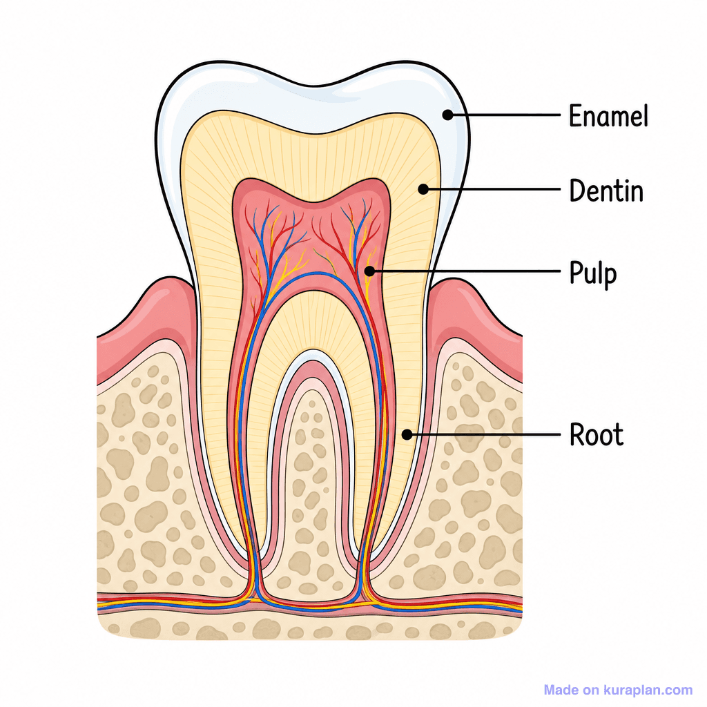 Teeth Single Cross Section