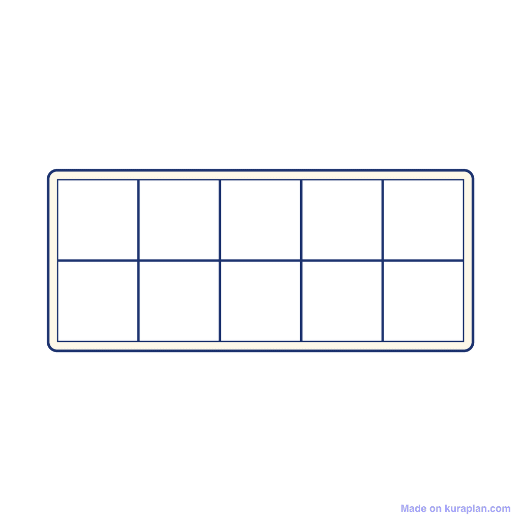 Ten Frame — 0 (Zero)
