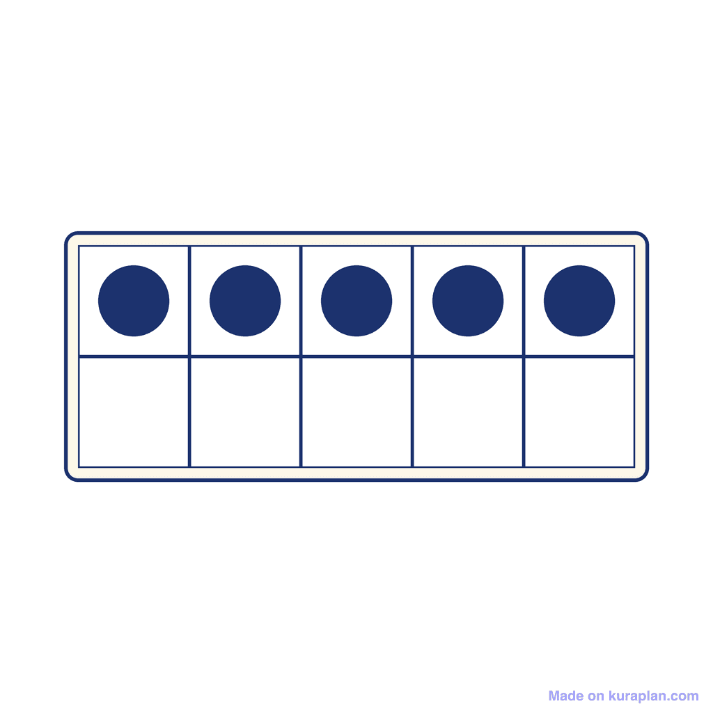 Ten Frame — 5 (Five)