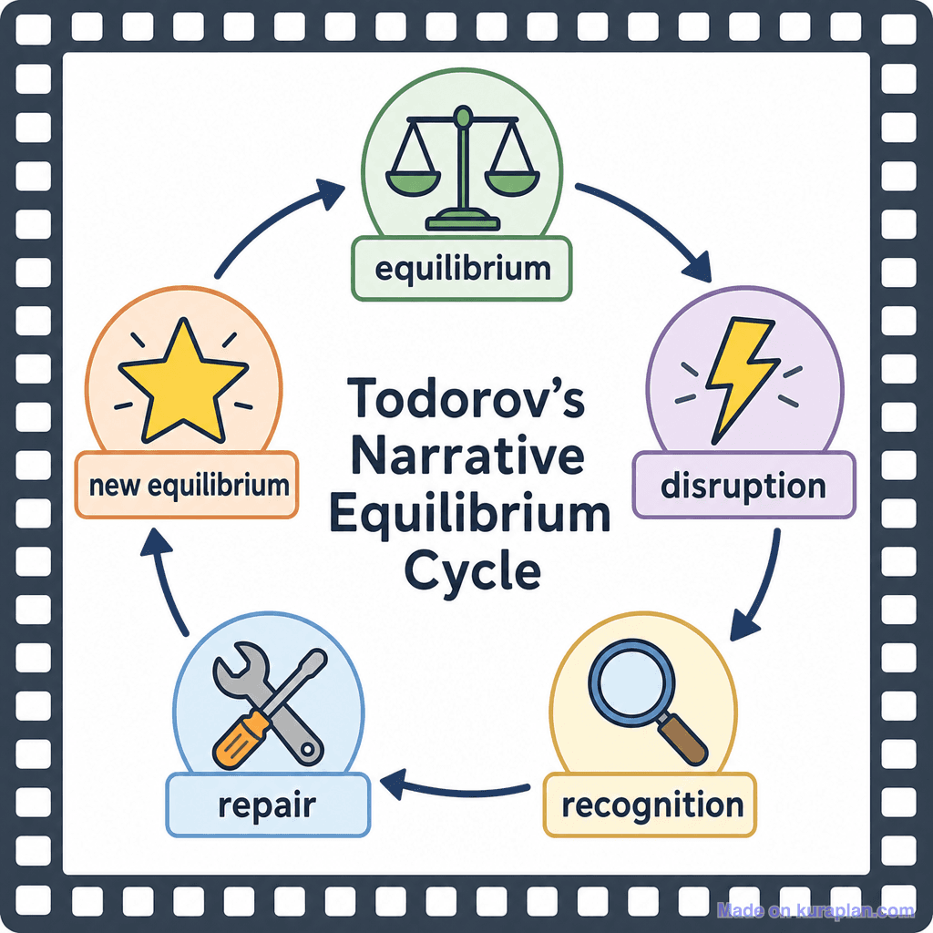 Todorov's Narrative Equilibrium Cycle (simple)