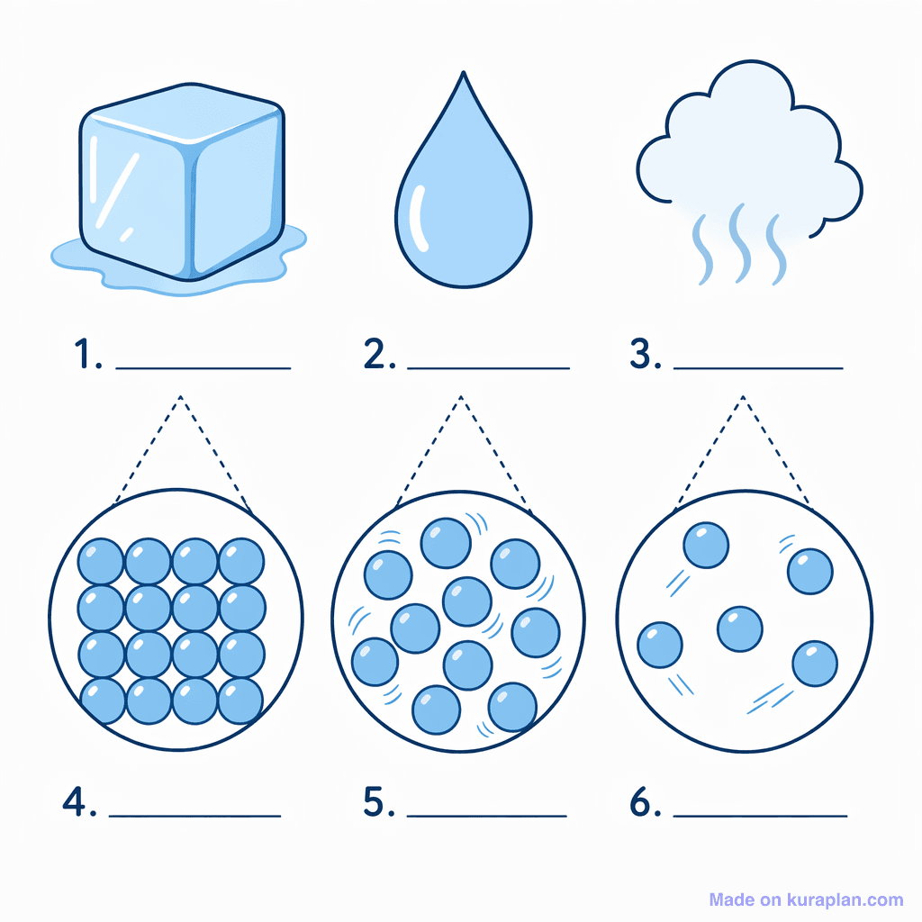 States of Matter (simple, unlabeled)