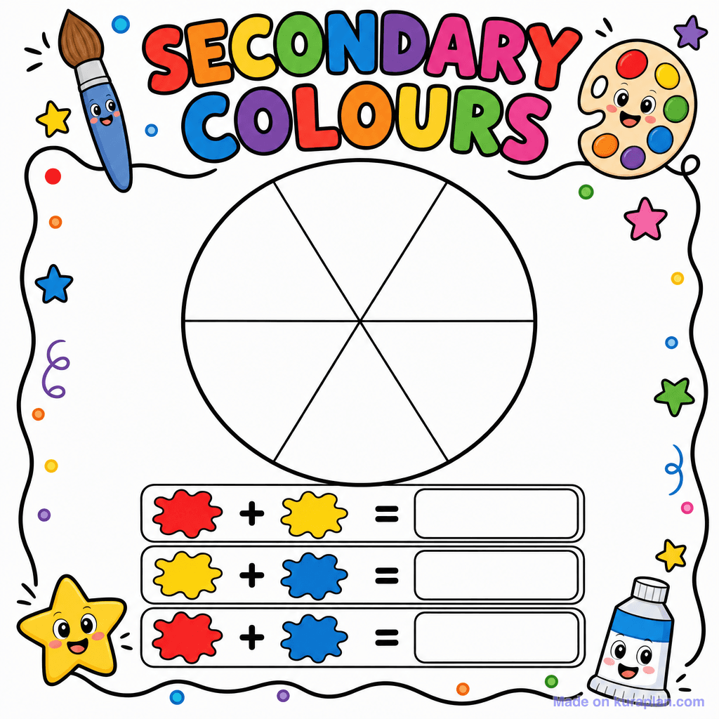 Secondary Color Wheel (Blank)