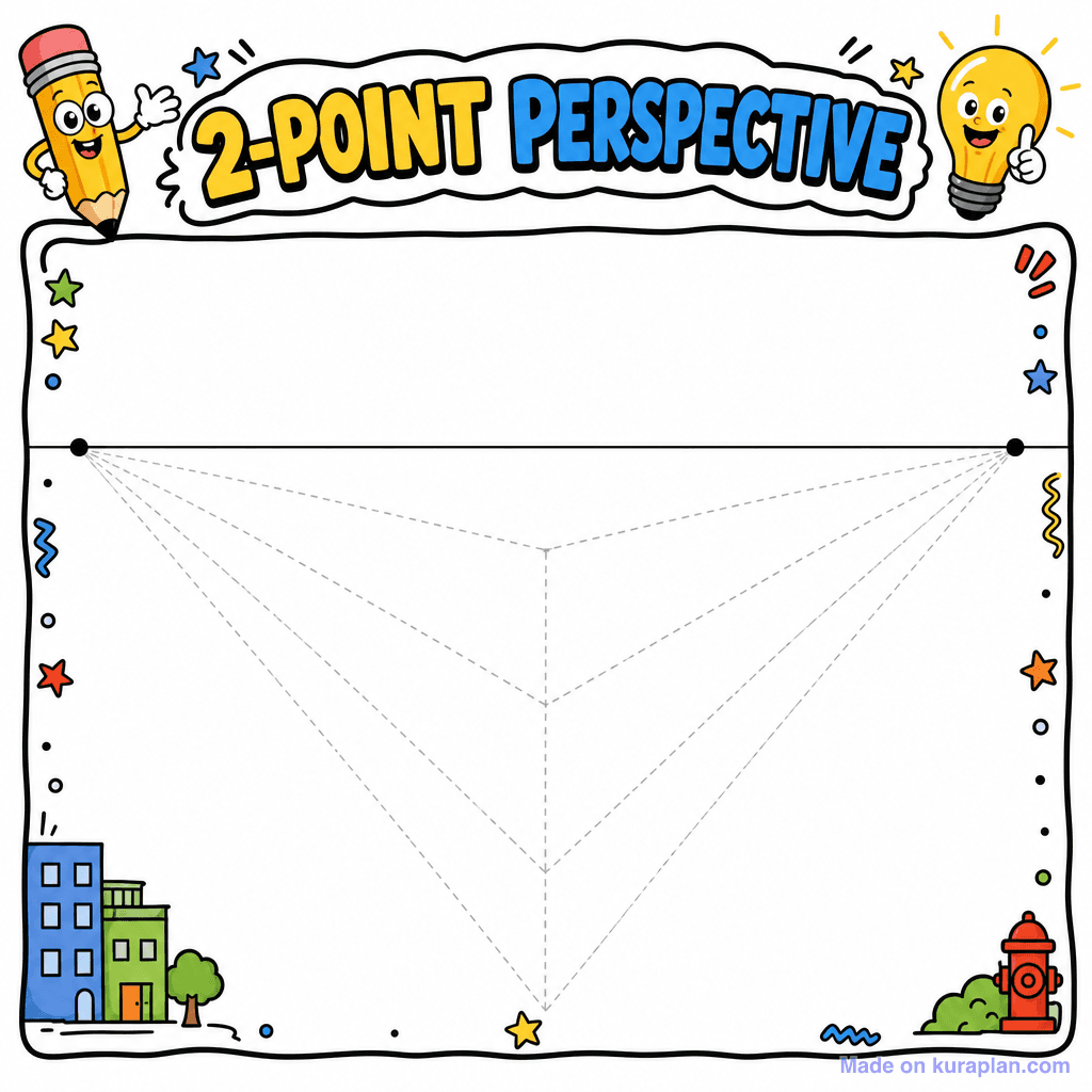 2-Point Perspective Grid