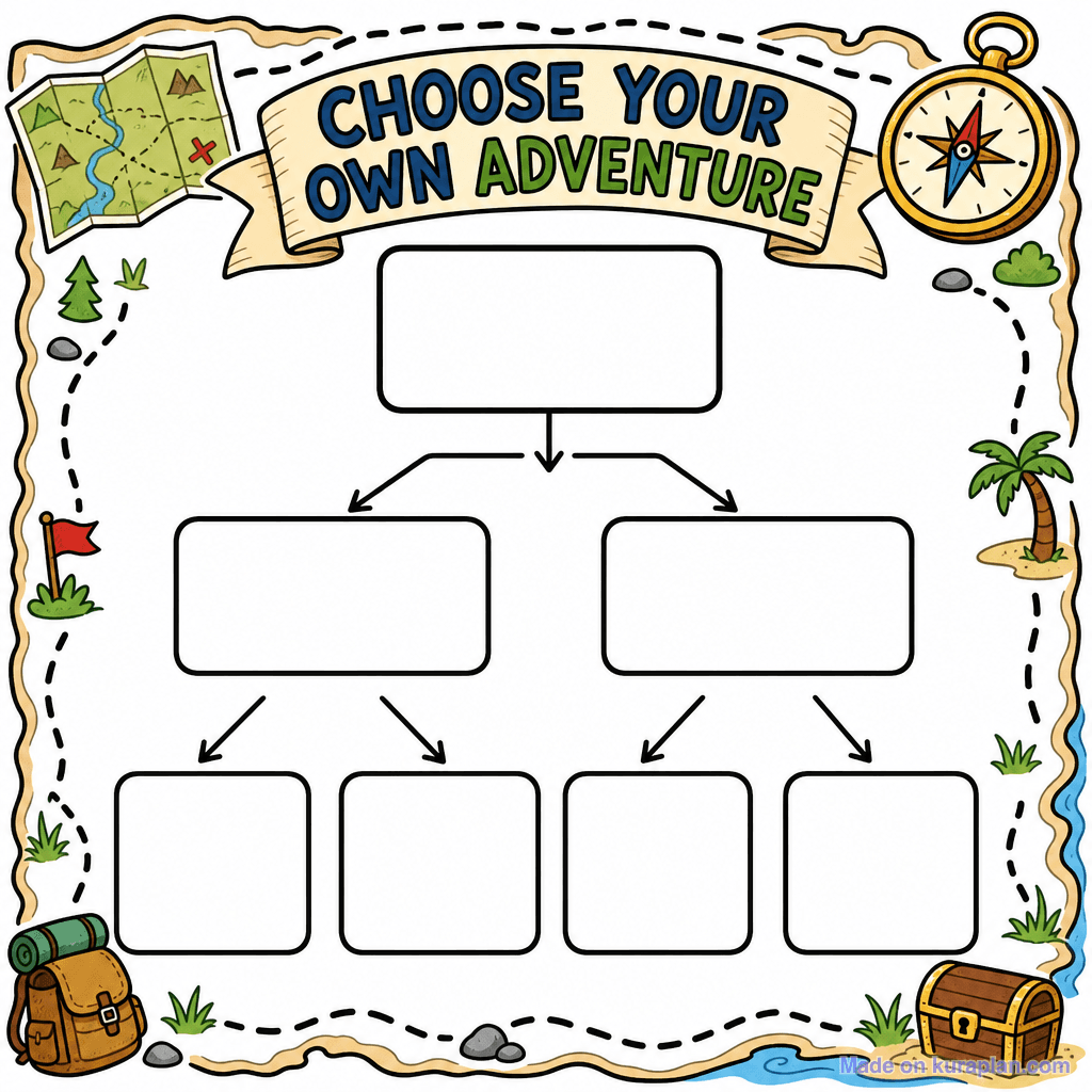 Choose Your Own Adventure Map