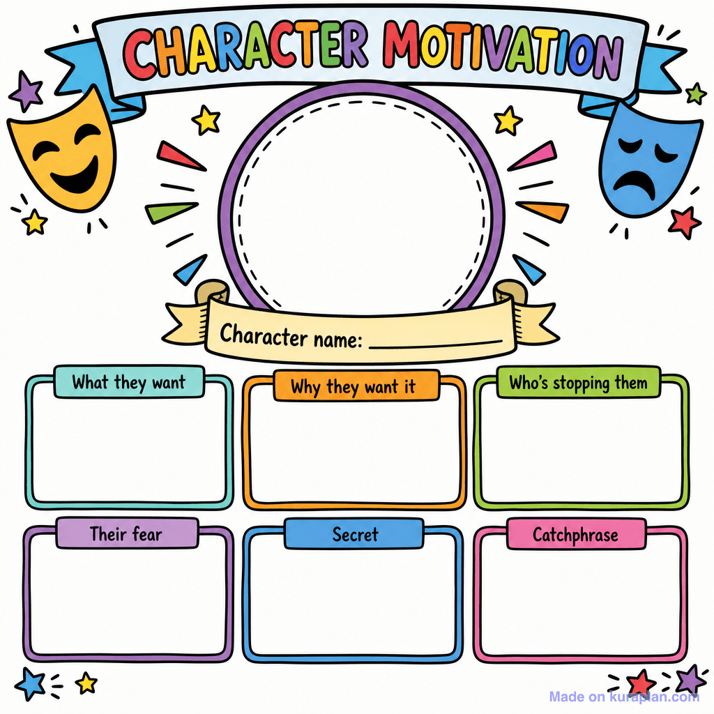 Character Motivation Sheet