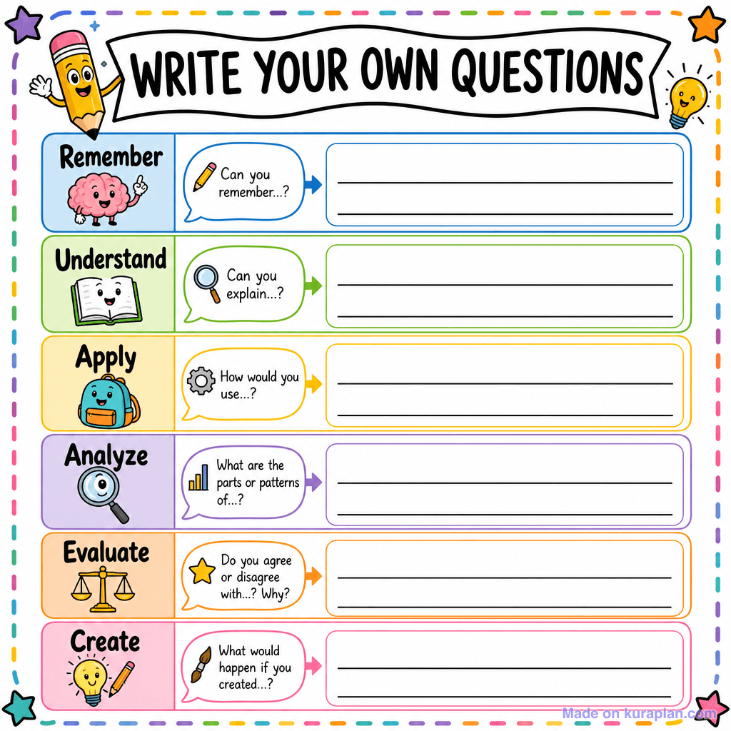 Question Stems (Bloom's)