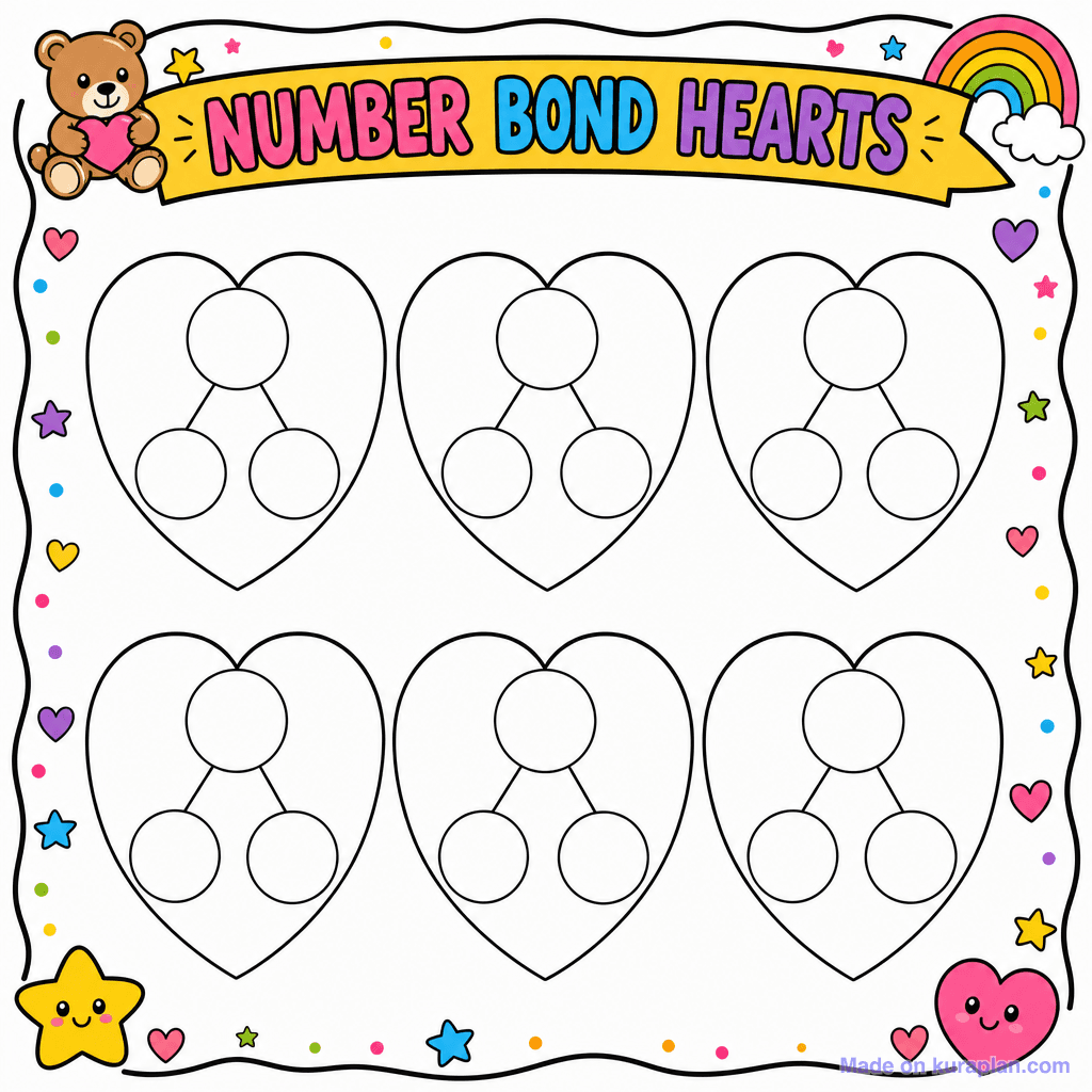 Number Bond Hearts