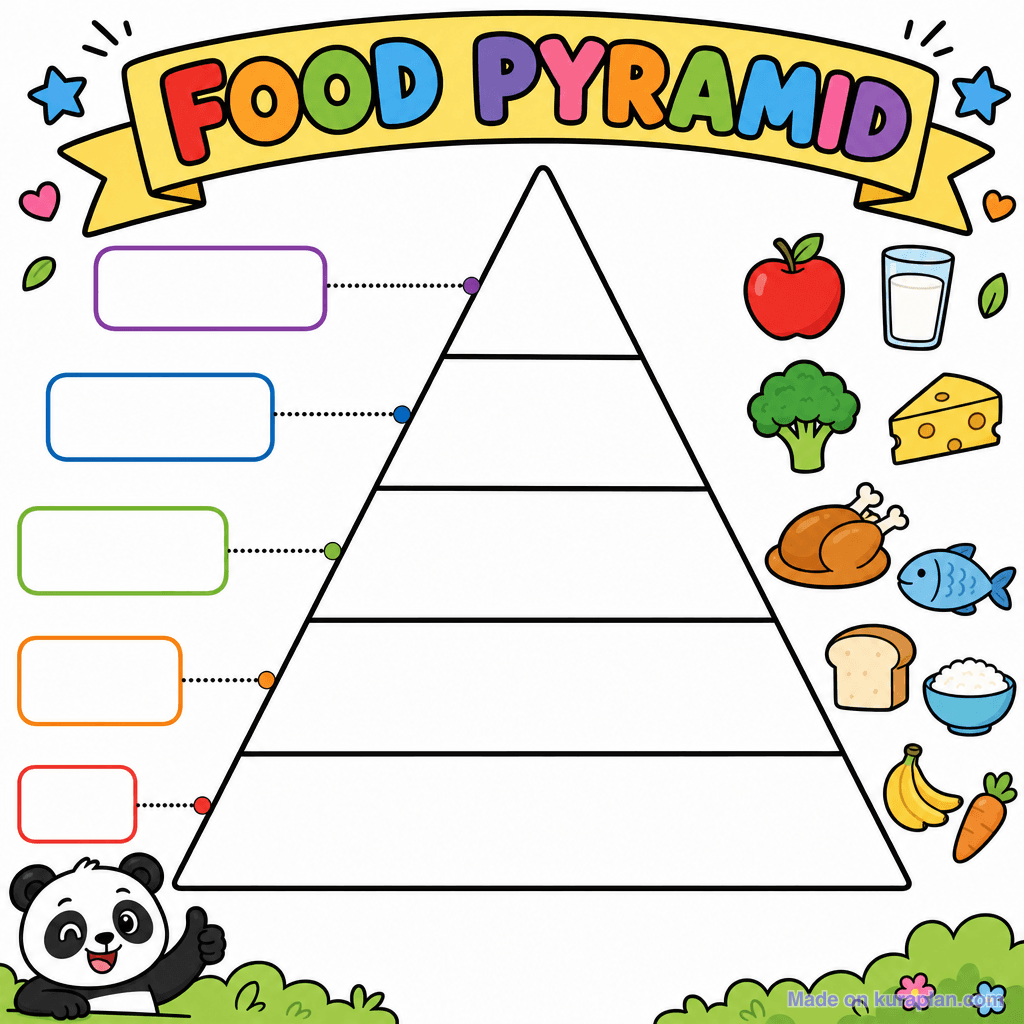 Food Pyramid Blank