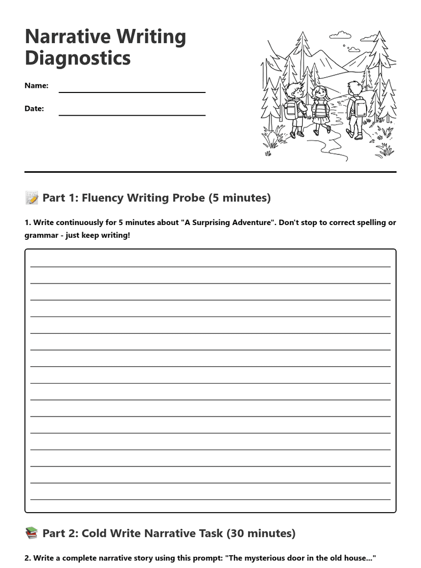 Narrative Writing Diagnostics