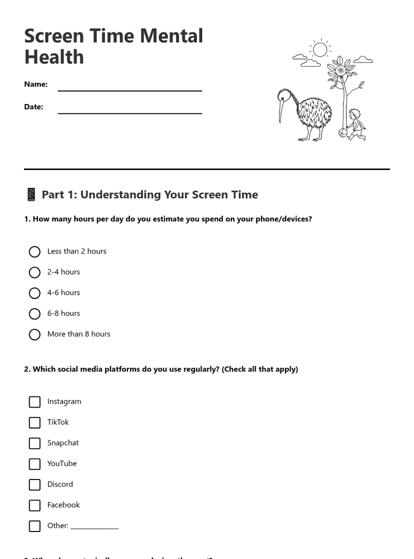 Screen Time Mental Health