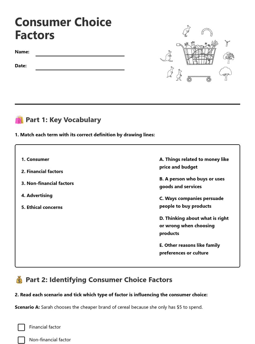 Consumer Choice Factors