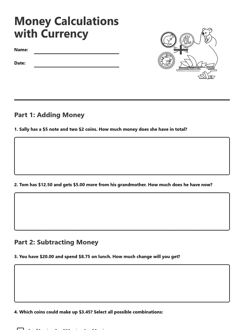 Money Calculations with Currency