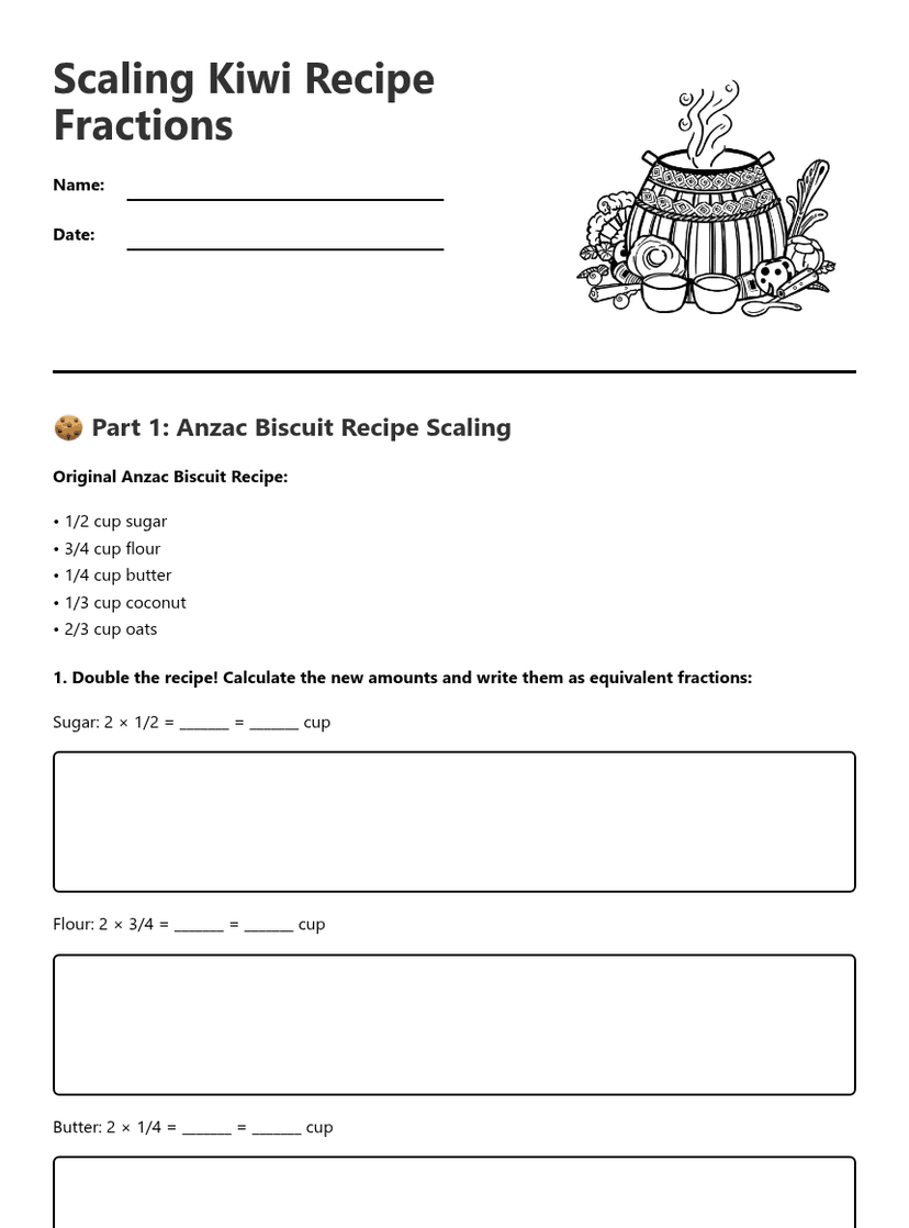 Scaling Kiwi Recipe Fractions
