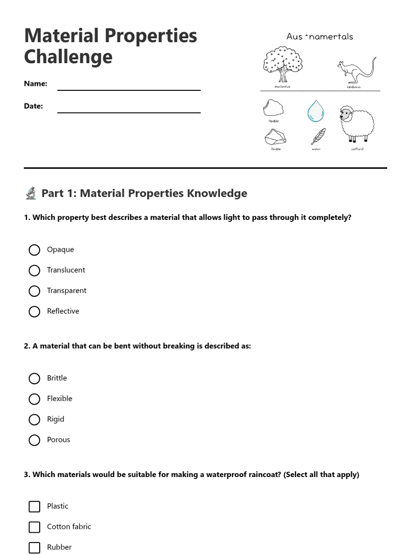 Material Properties Challenge