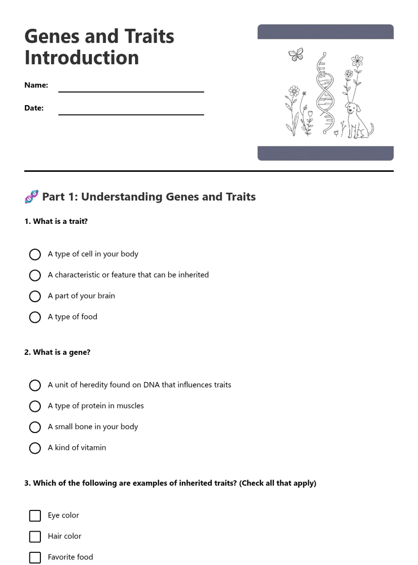Genes and Traits Introduction