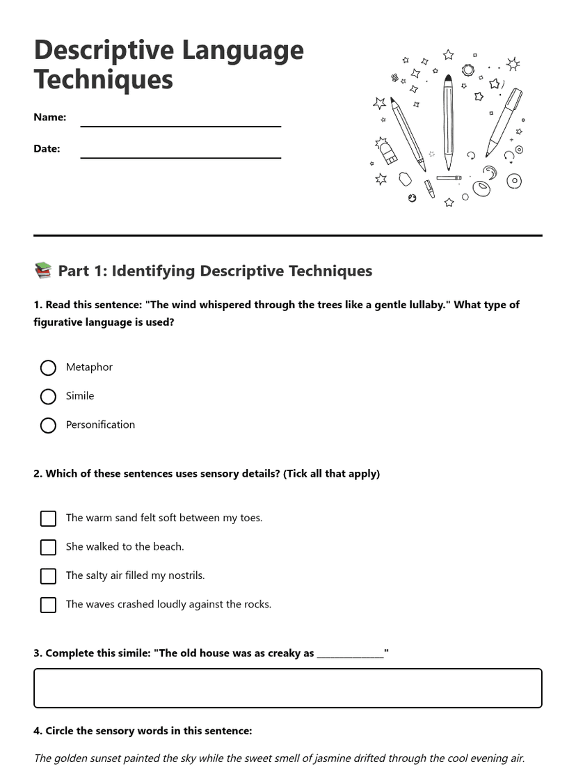 Descriptive Language Techniques